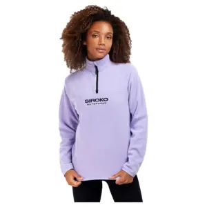Siroko Aurora Fleece Met Halve Rits Lavender