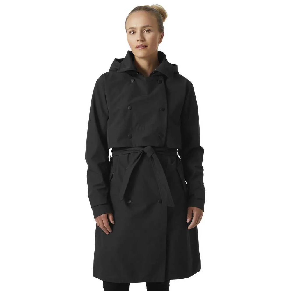 Helly Hansen Jane Trench Jas Zwart