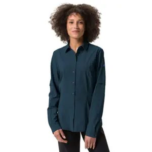 Vaude Farley Stretch Overhemd Met Lange Mouwen Dark Sea