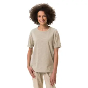 Vaude Mineo Striped T-shirt Met Korte Mouwen Wit