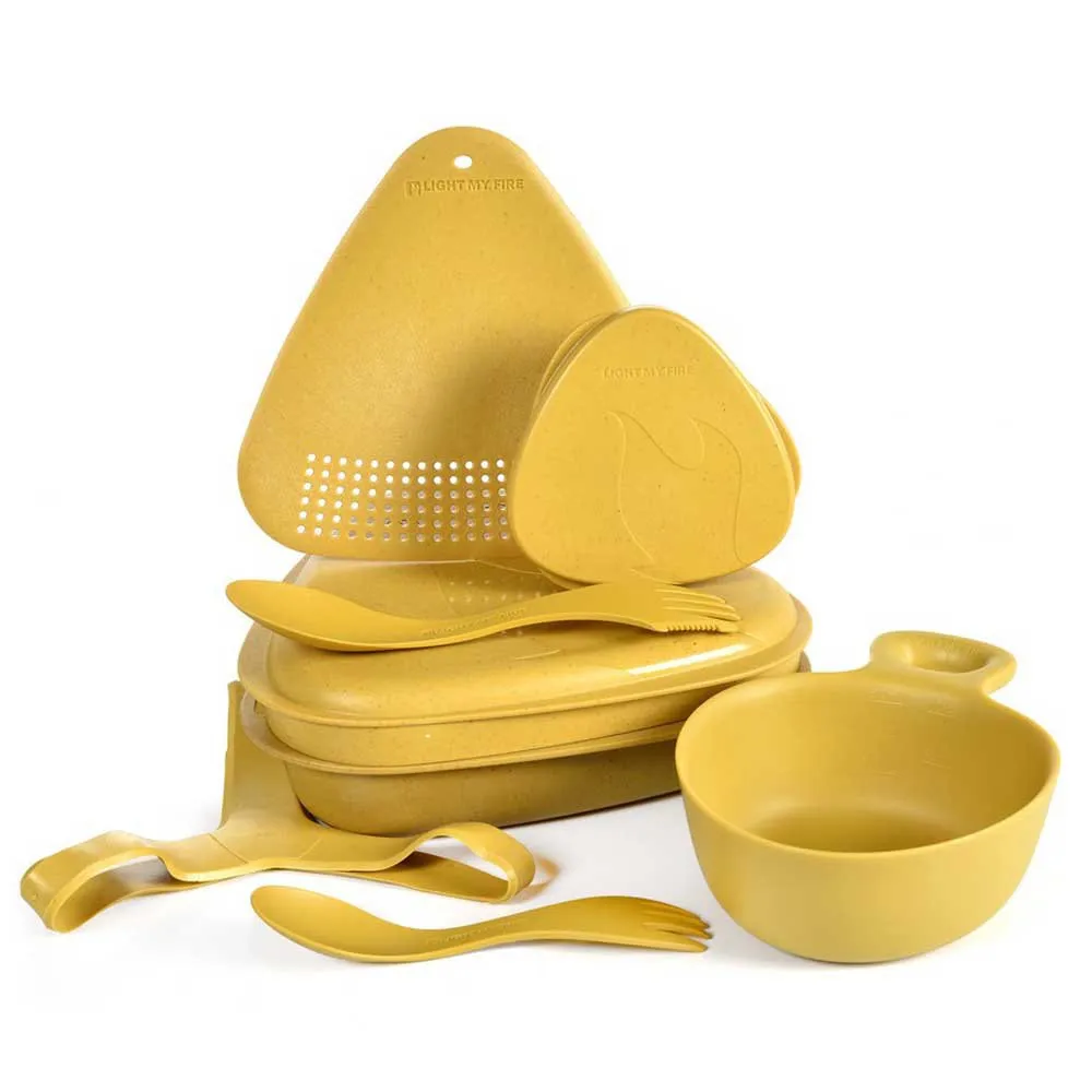 Light My Fire Outdoor Mealkit Kookset Geel