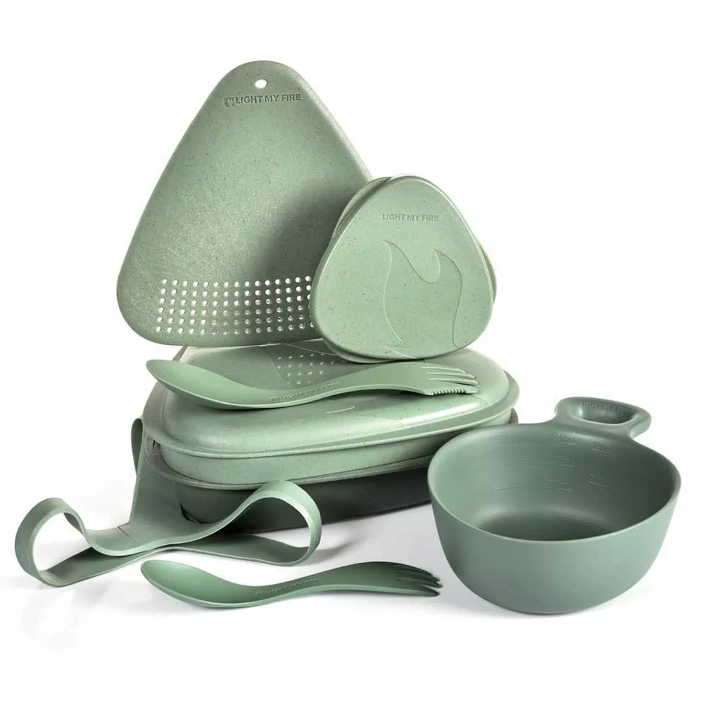 Light My Fire Outdoor Mealkit Kookset Groen