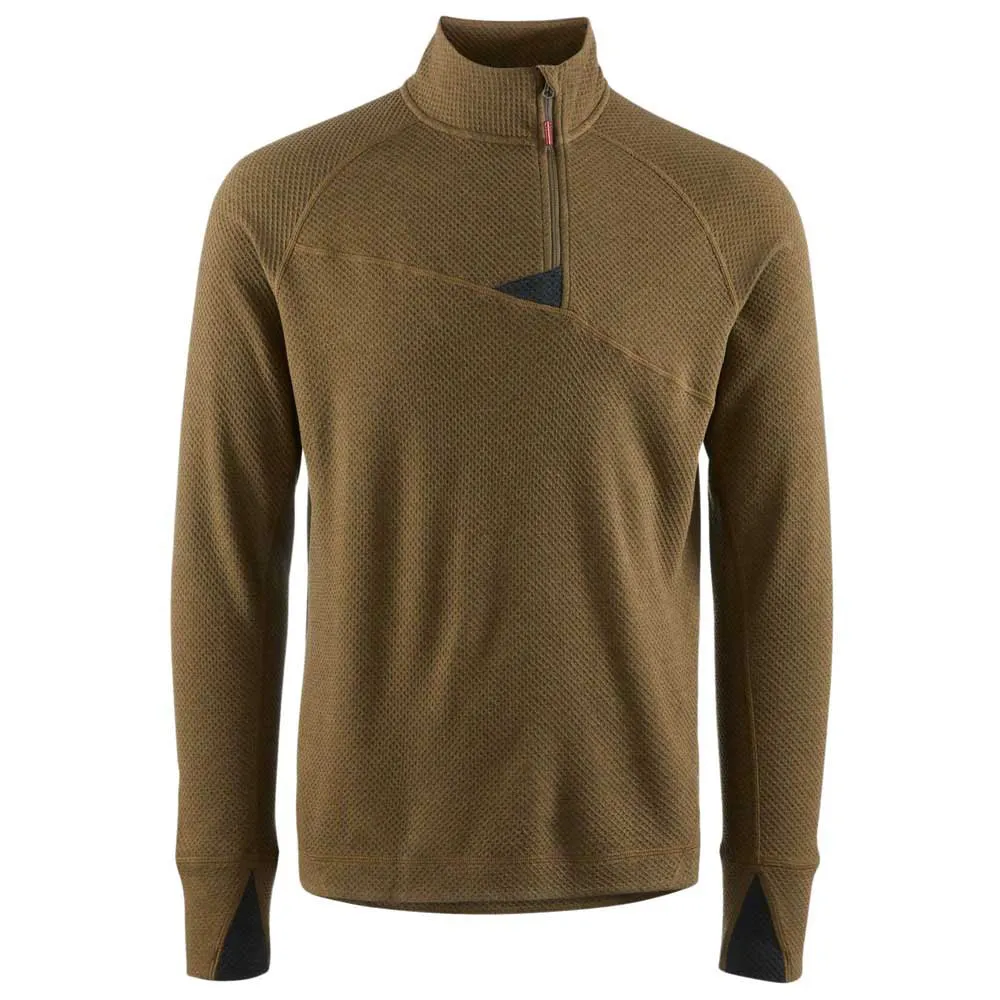 KlÄttermusen Hugin Zip Hoodie Softshelljack Olijf