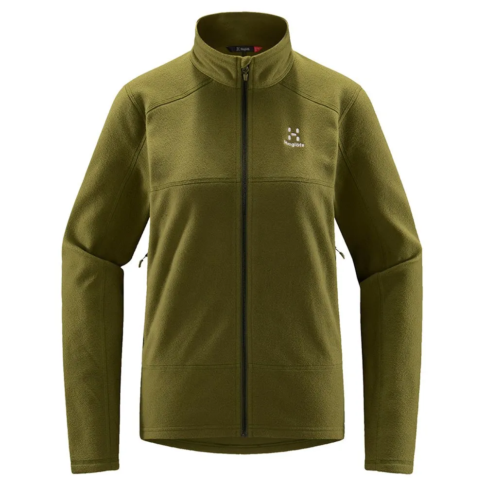 Haglofs Buteo Mid Sweatshirt Met Rits Groen