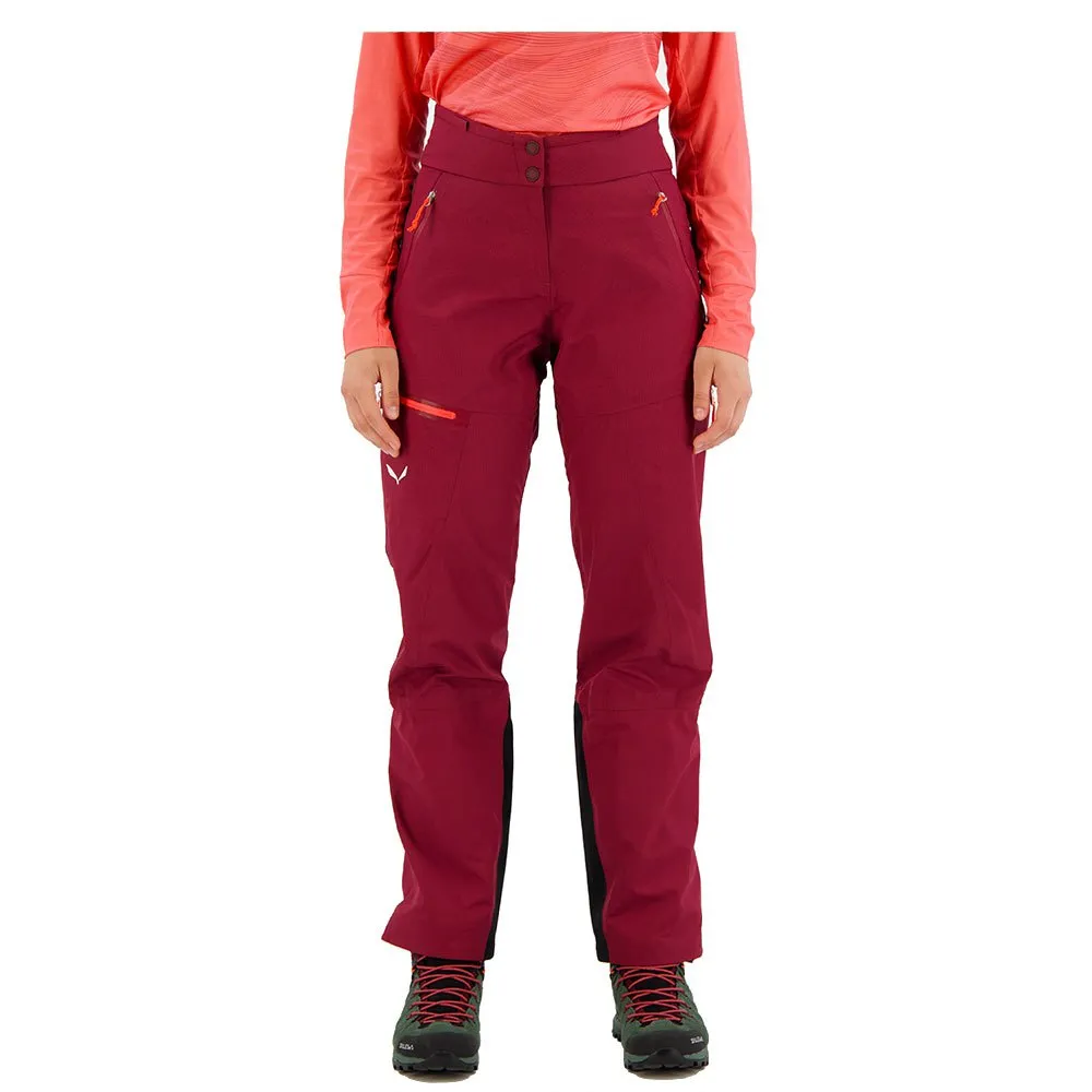 Salewa Sella Responsive Broek Rood