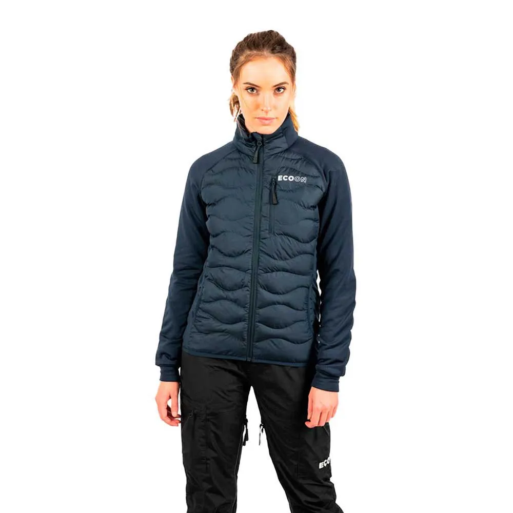 Ecoon Active Hybrid Insulated Jas Blauw