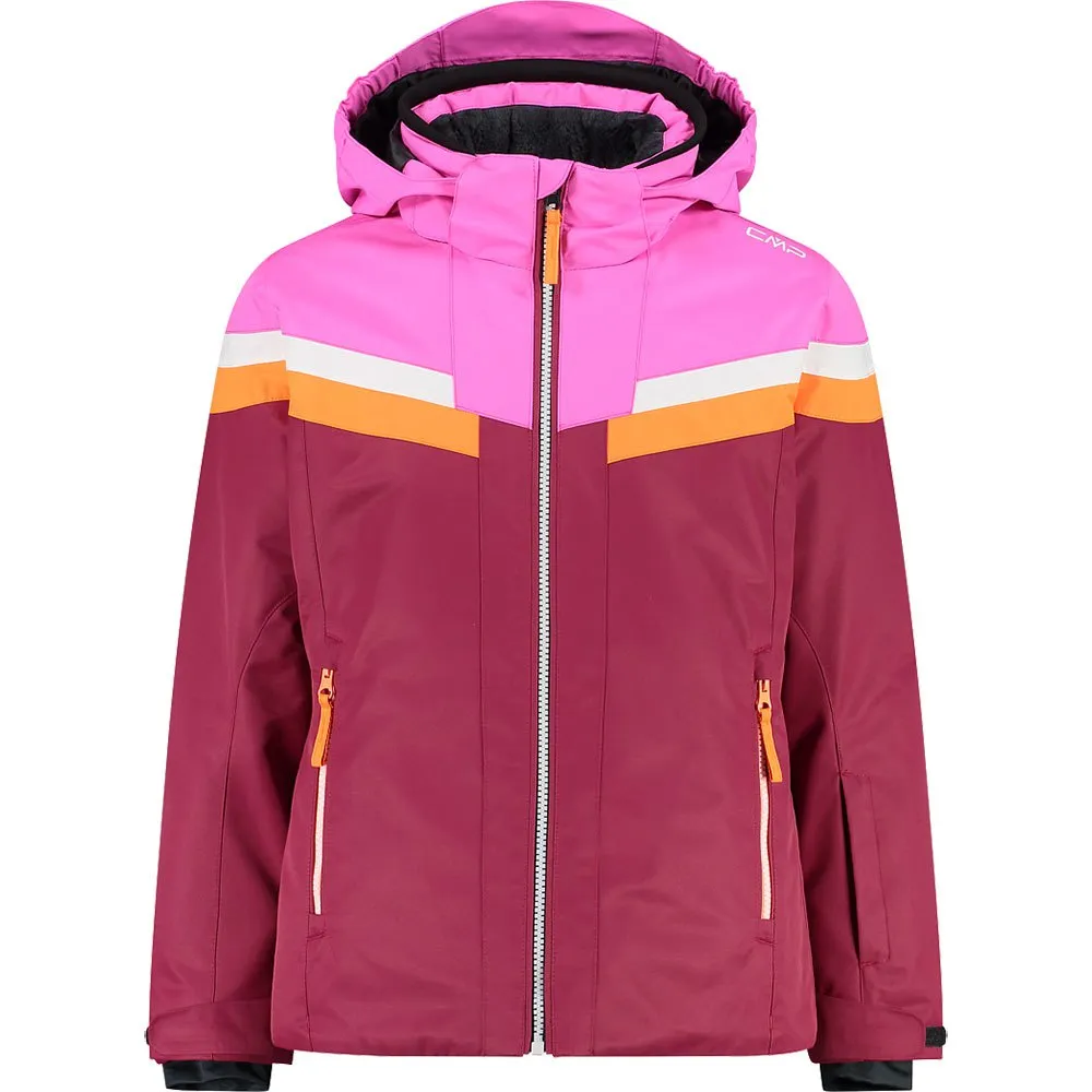 Cmp Snaps Hood 32w0075 Softshelljack Sangria