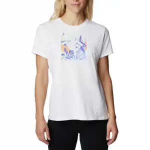 Columbia Sun Trek™ Graphic ´21 T-shirt Met Korte Mouwen Wit