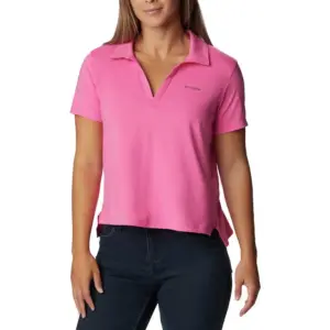 Columbia Sun Trek™ Korte Mouw Poloshirt Wild Geranium
