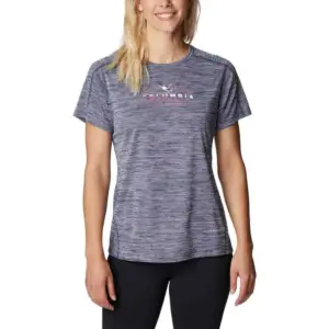 Columbia W Zero Rules™ Graphic Crew T-shirt Met Korte Mouwen Nocturnal Hthr