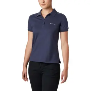 Columbia Lakeside Trail™ Solid Pique Korte Mouw Poloshirt Nocturnal