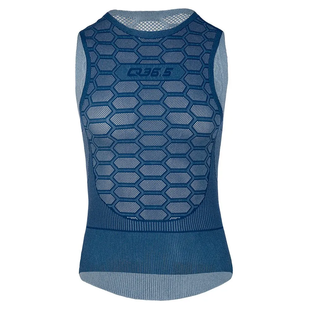 Q36.5 Mouwloos Basislaag Blauw