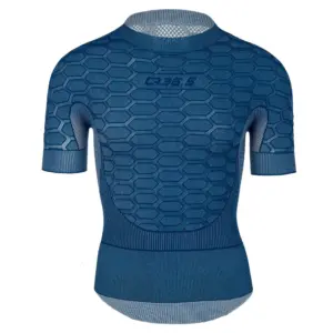 Q36.5 2 Korte Mouwen Basislaag Blauw