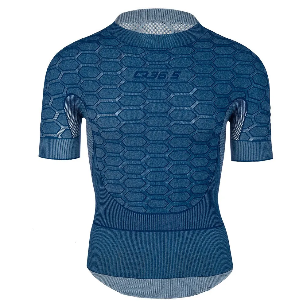 Q36.5 2 Korte Mouwen Basislaag Blauw