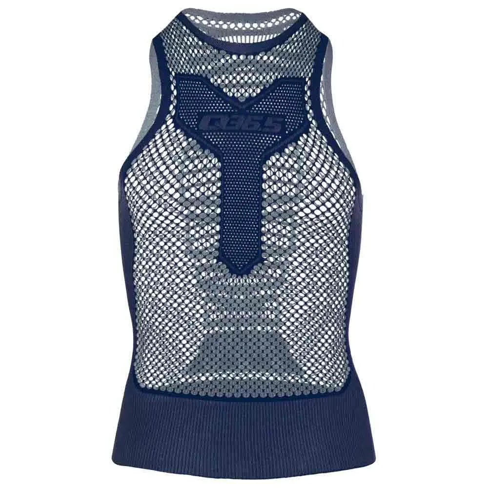 Q36.5 Zero Mesh Mouwloos Basislaag Marineblauw