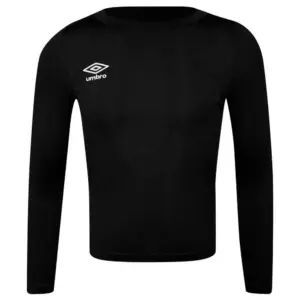 Umbro Core Lange Mouwen Basislaag Zwart