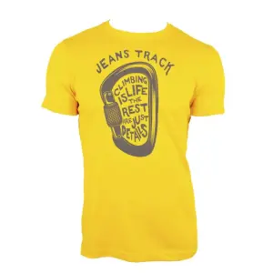 Jeanstrack Presa T-shirt Met Korte Mouwen Mustard