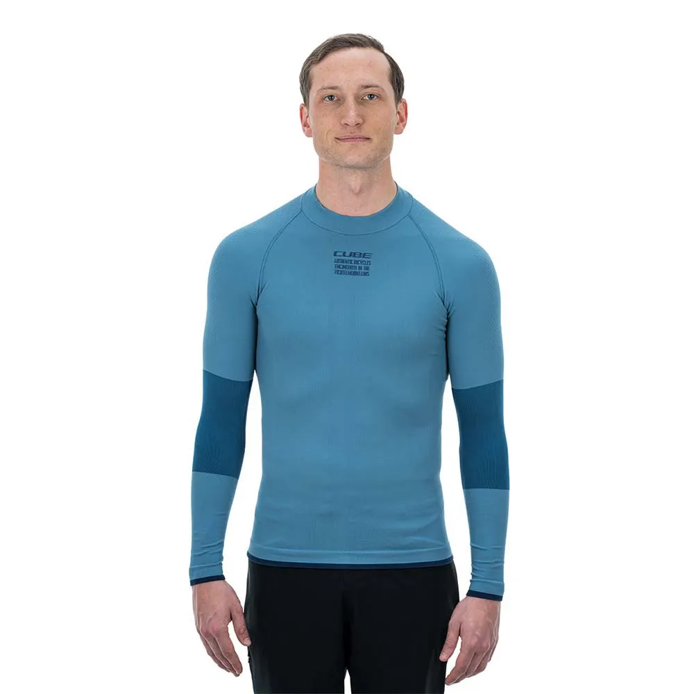 Cube Race Be Warm Lange Mouwen Basislaag Blauw