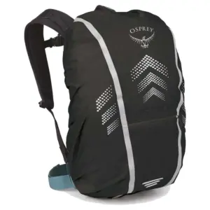 Osprey Hivis Commuter Regenhoes Voor Rugzak Zwart