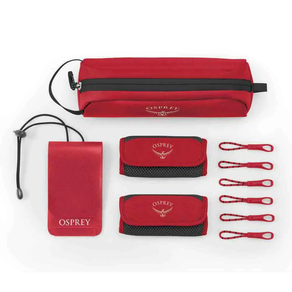 Osprey Bagage Personalisatie Set Rood