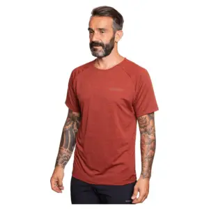 Trangoworld Bibane T-shirt Met Korte Mouwen Fired Brick
