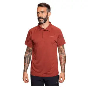 Trangoworld Gordon Korte Mouw Poloshirt Fired Brick