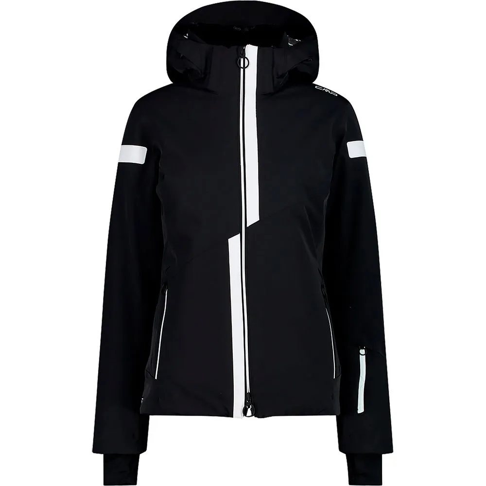 Cmp Zip Hood 32w0246 Jas Zwart