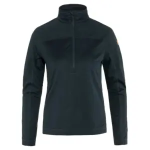 Fjällräven Abisko Lite Fleece Met Halve Rits Blauw