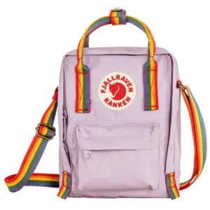 Fjällräven Kånken Sling Schoudertas Pastel Lavender / Rainbow