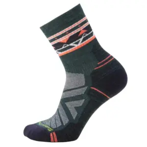 Smartwool Hike Light Cushion Zig Zag Valley Mid Crew Sokken Blauw
