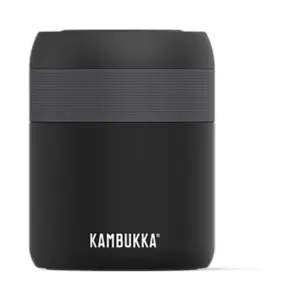 Kambukka Bora Food 600ml Thermosfles Zwart