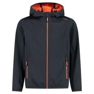 Cmp Fix Hood 39a5115 Softshelljack Antraciet