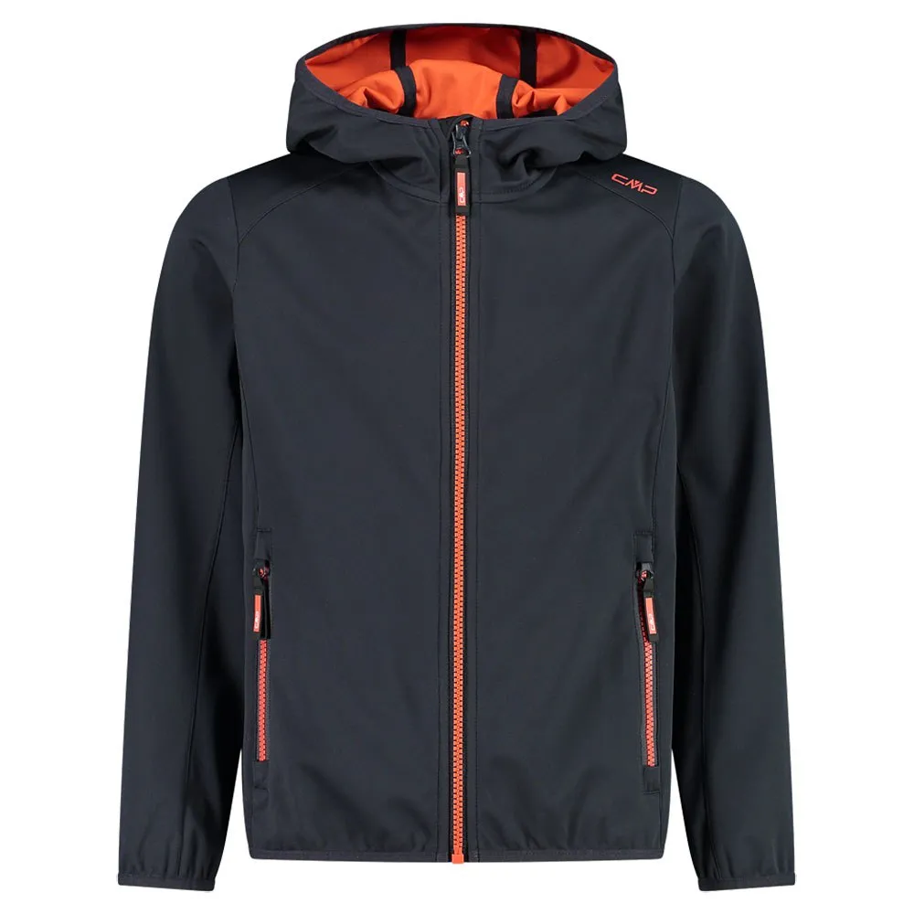 Cmp Fix Hood 39a5115 Softshelljack Antraciet