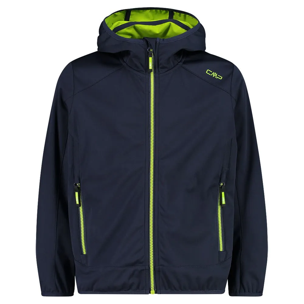 Cmp Fix Hood 39a5134 Softshelljack Blauw