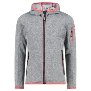 Cmp 30h5905 Fleece Met Kap Glacier / Cemento