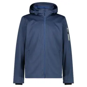Cmp Zip Hood 39a5027m Softshelljack Blauw