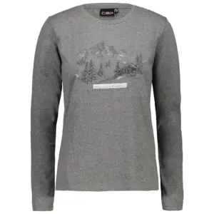 Cmp 39u3486m T-shirt Met Lange Mouwen Fumo Melange