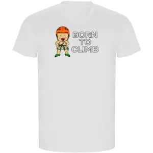 Kruskis Born To Climb Eco T-shirt Met Korte Mouwen Wit