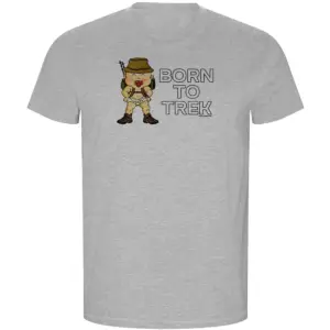 Kruskis Born To Trek Eco T-shirt Met Korte Mouwen Grijs