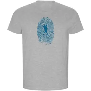 Kruskis Hiker Fingerprint Eco T-shirt Met Korte Mouwen Grijs