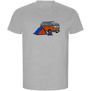 Kruskis Hippie Van Trek Eco T-shirt Met Korte Mouwen Grijs