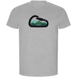 Kruskis Mountain Carabiner Eco T-shirt Met Korte Mouwen Grijs