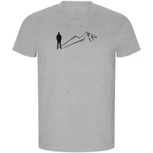 Kruskis Shadow Mountain Eco T-shirt Met Korte Mouwen Grijs