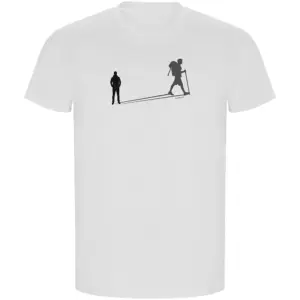 Kruskis Shadow Trek Eco T-shirt Met Korte Mouwen Wit