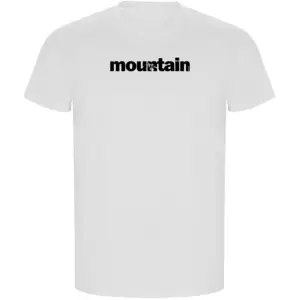 Kruskis Word Mountain Eco T-shirt Met Korte Mouwen Wit