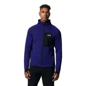 Mountain Hardwear Power Grid Hoodie Blauw