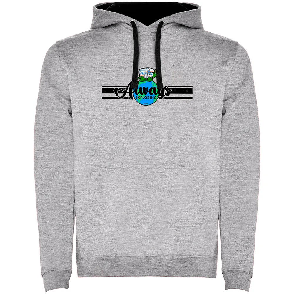 Kruskis Always Exploring Two-colour Hoodie Zwart