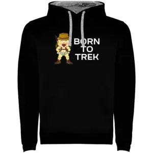 Kruskis Born To Trek Two-colour Hoodie Zwart