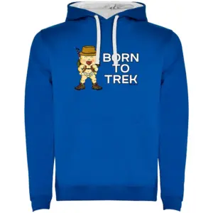 Kruskis Born To Trek Two-colour Hoodie Blauw
