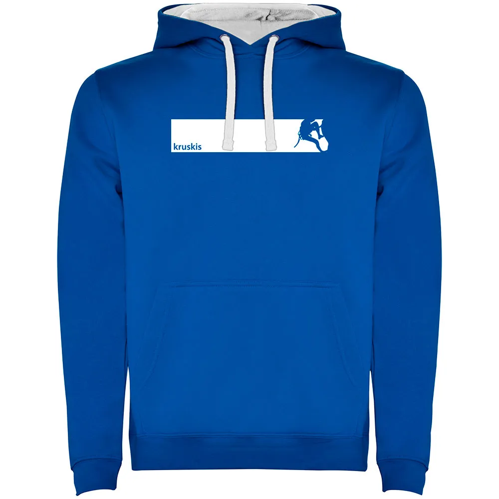 Kruskis Frame Climb Two-colour Hoodie Blauw